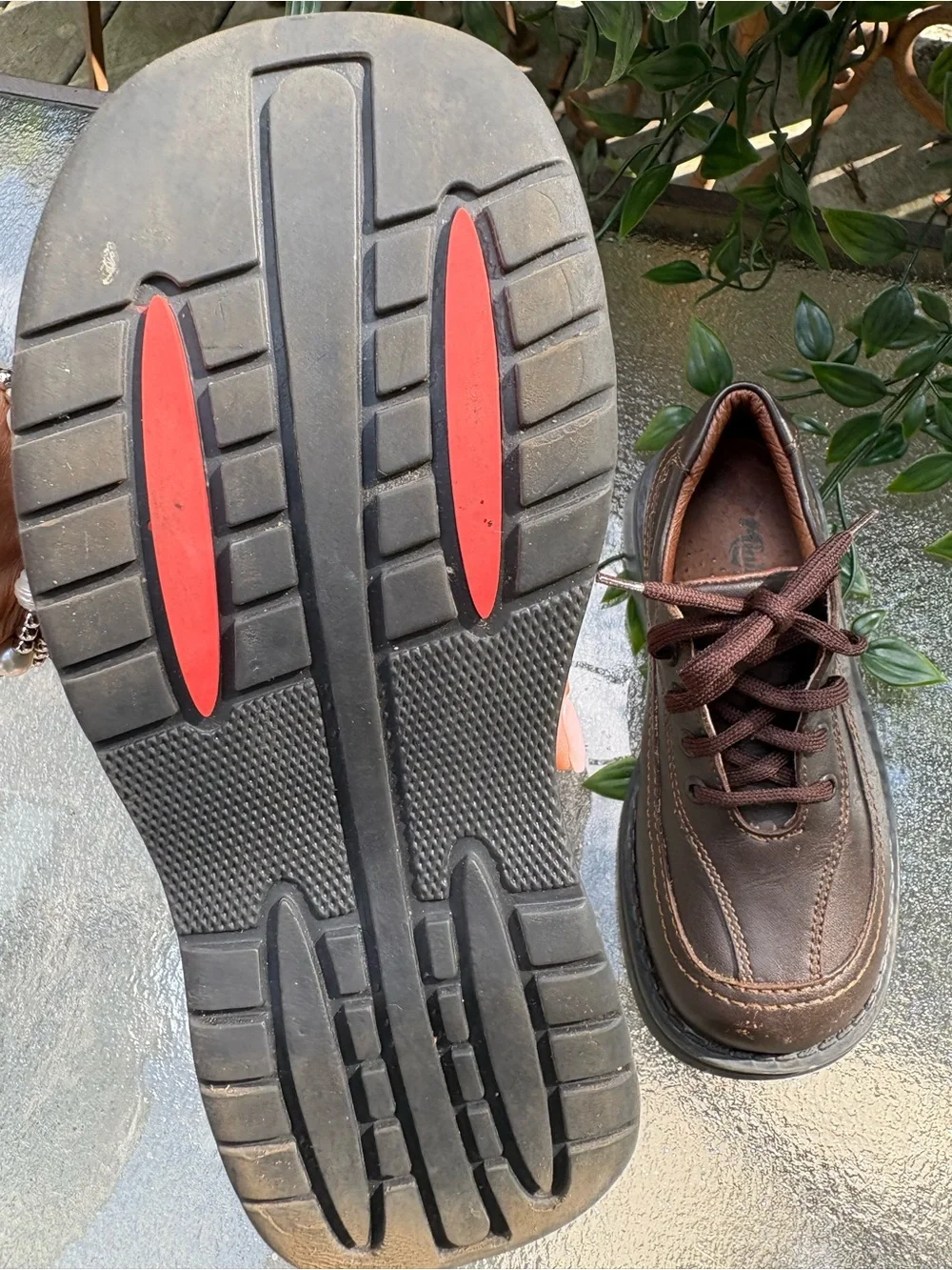 Toddler Brown Leather Casual Lace-Up Shoes